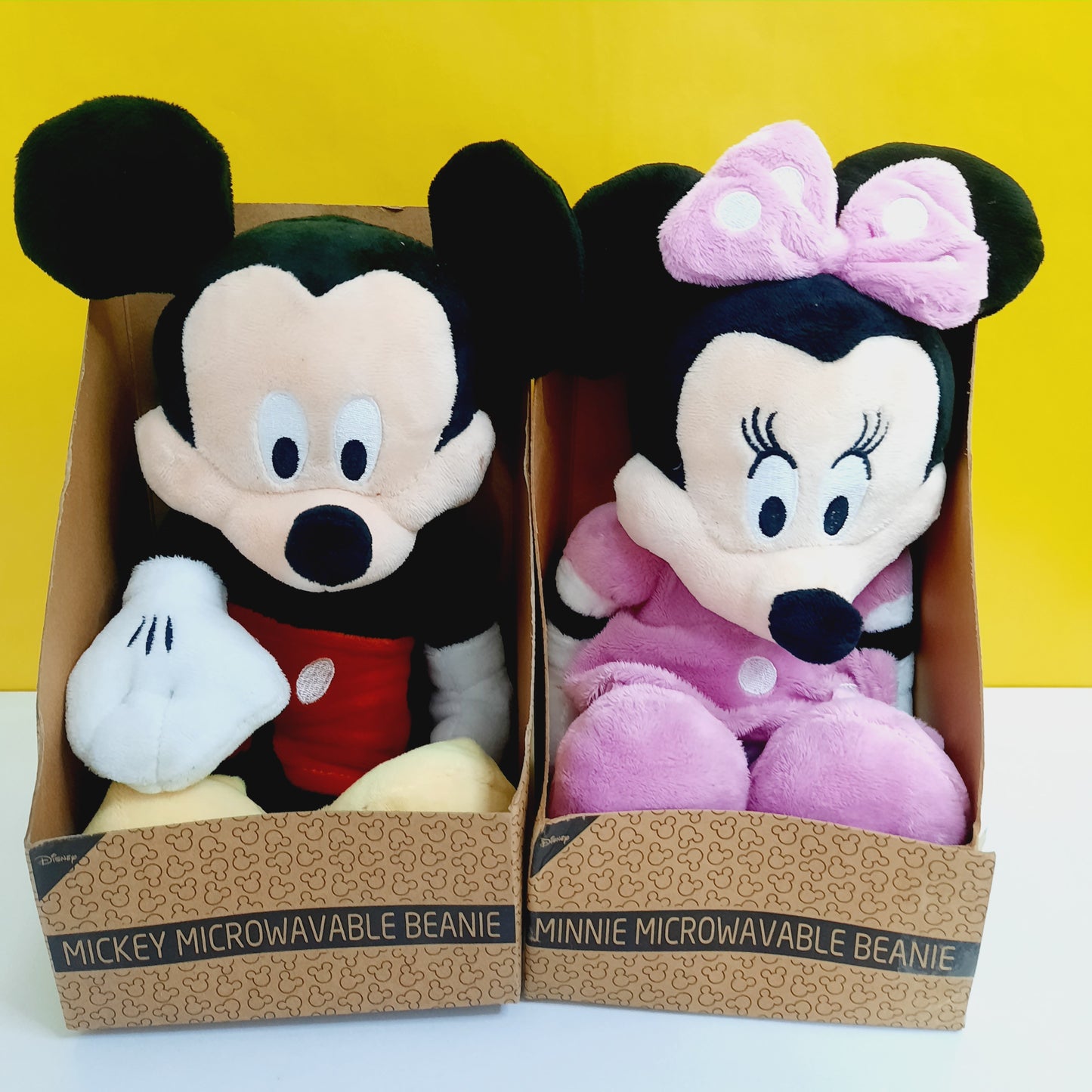 Minnie or Mickey Mouse Microwaveable Beanie Imported Soft toy