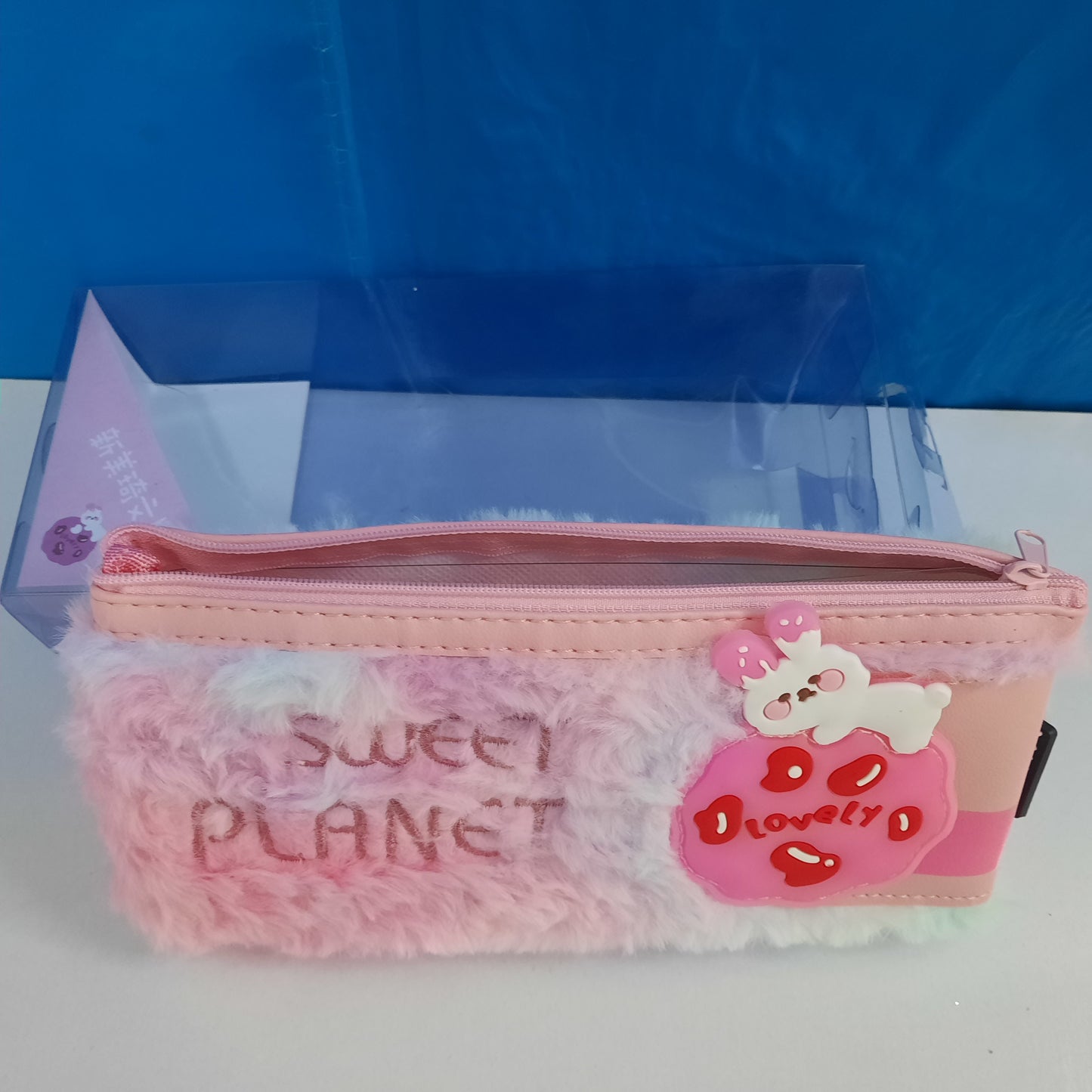 Beautiful Fluffy Pouch Furry Sweet Planet For School/College/University