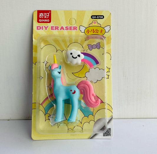 High Quality Unicorn Erasers Rubbers Set for Kids