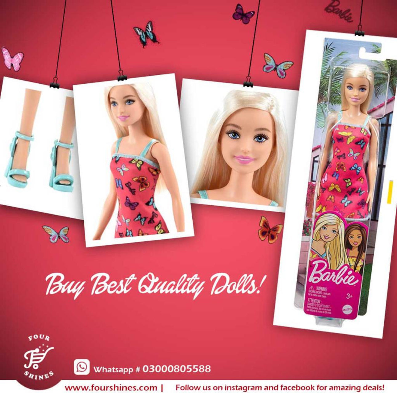 Barbie Doll T7439 With Beautiful Blonde Hair