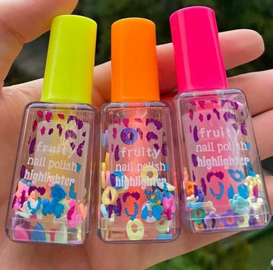 High lighters Set - Fruity Nail Polish Pack of 3