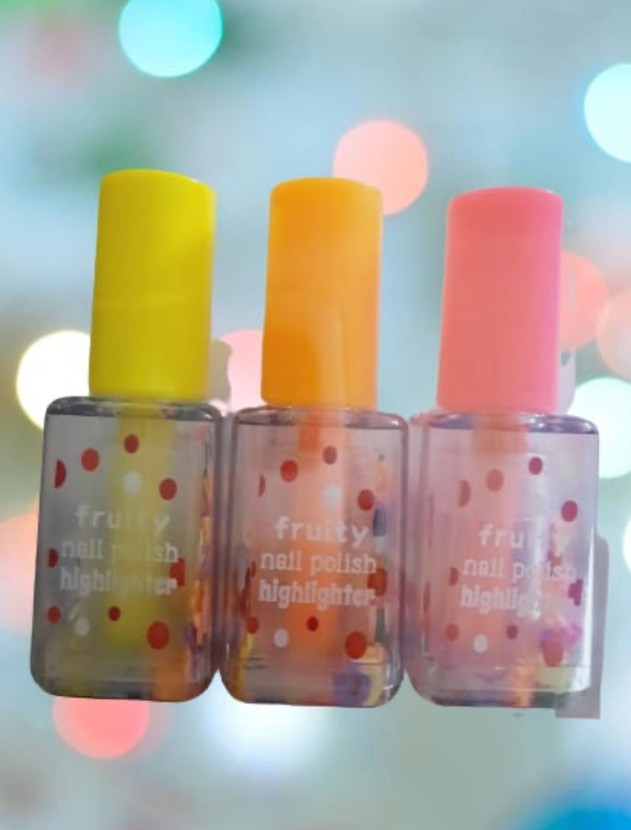 High lighters Set - Fruity Nail Polish Pack of 3