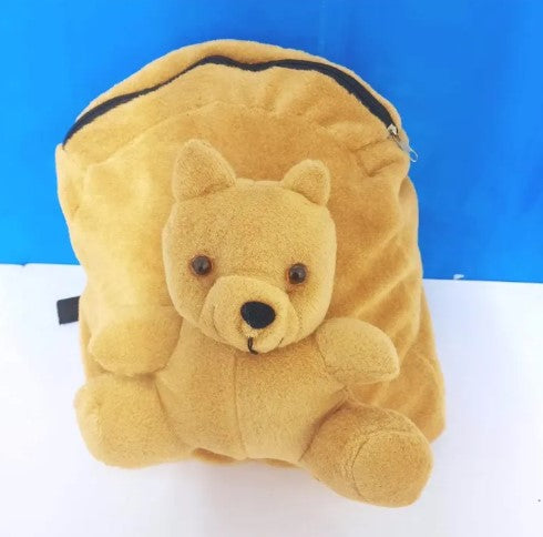 Kids Shoulder Bag Bear - High Quality- Golden Brown