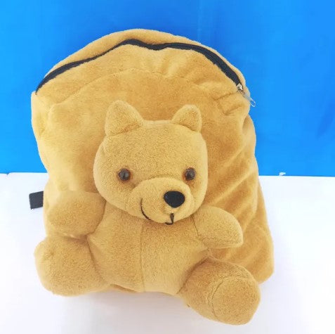 Kids Shoulder Bag Bear - High Quality- Golden Brown