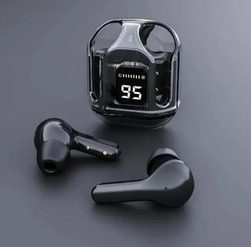 Air 31 Ear Buds with Crystal Transparent Case Type Charging Bluetooth 5.3 wireless | NEW MODEL