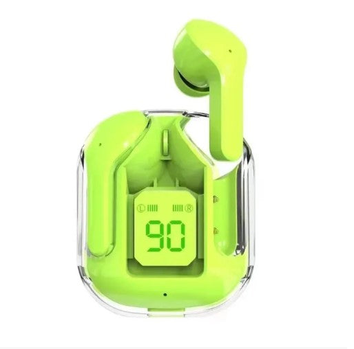 Air 31 Ear Buds with Crystal Transparent Case Type Charging Bluetooth 5.3 wireless | NEW MODEL