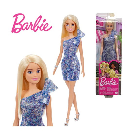 Barbie Doll Original Imported Party doll Blue Glamour T7580